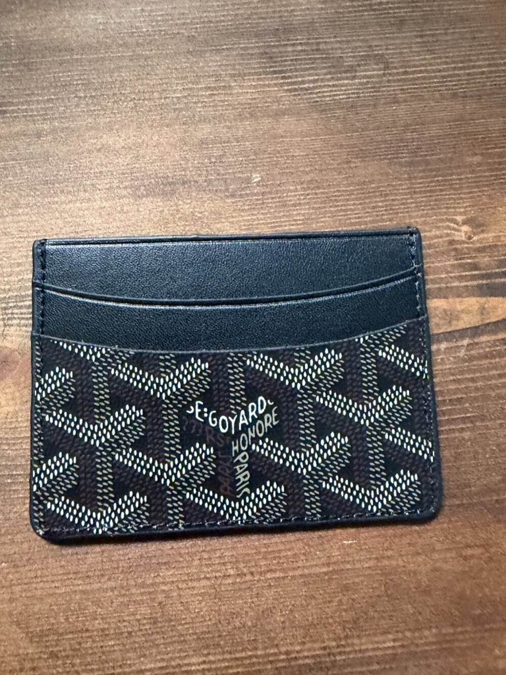 Black Goyard Wallet